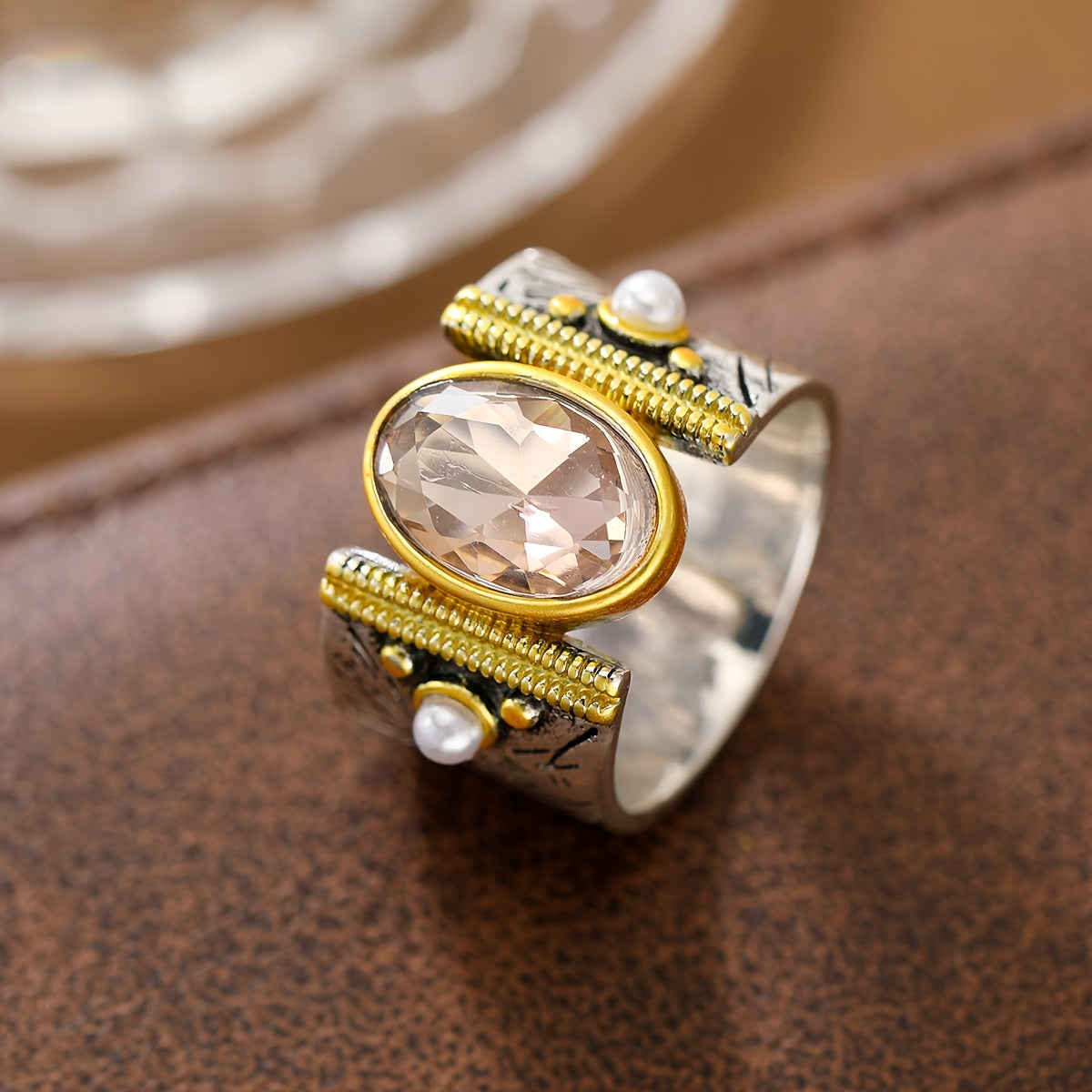 Timeless Zirconia Wide Ring