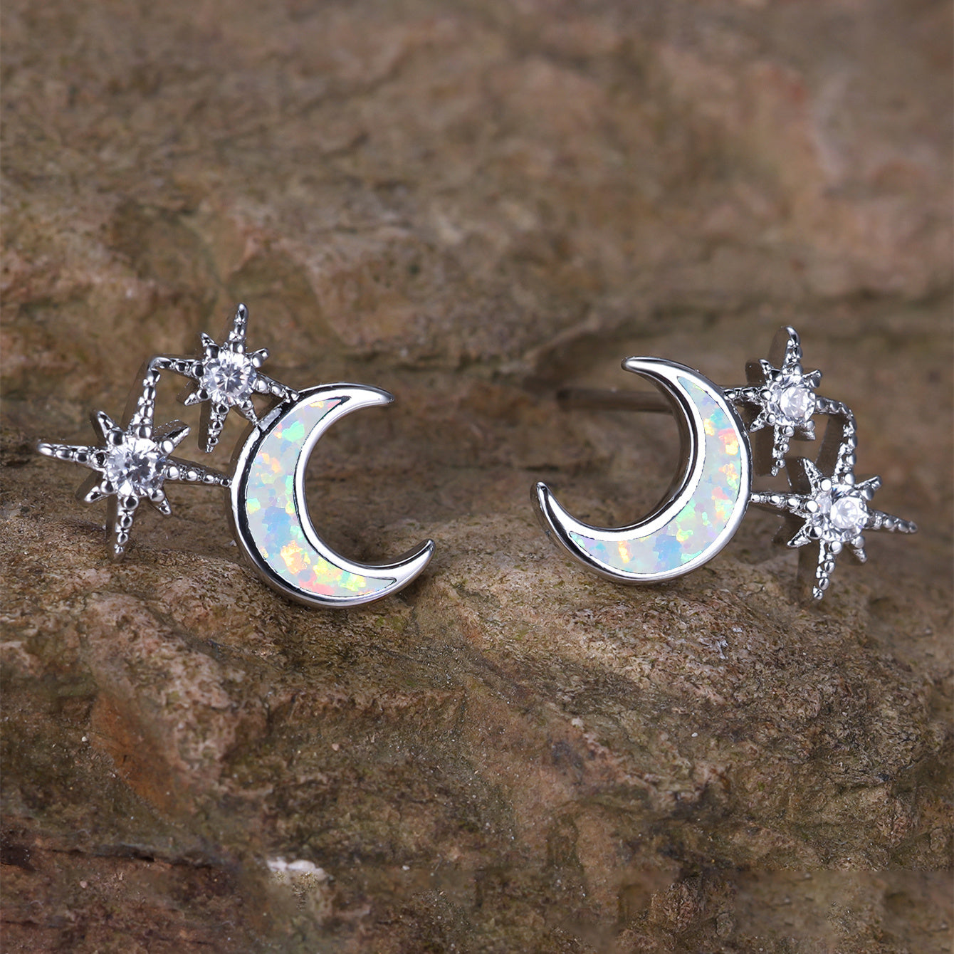 Moon and Stars Earrings