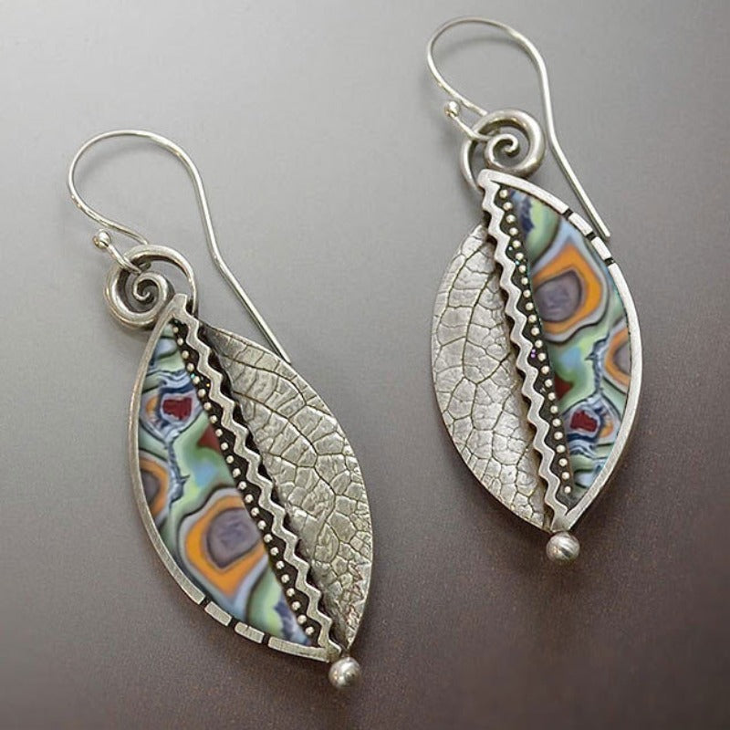 Vintage Bohemian Earrings Turquoise Earrings