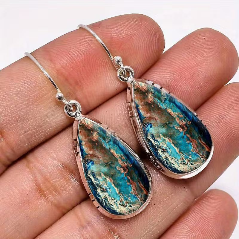 Radiant Turquoise Boho Earrings