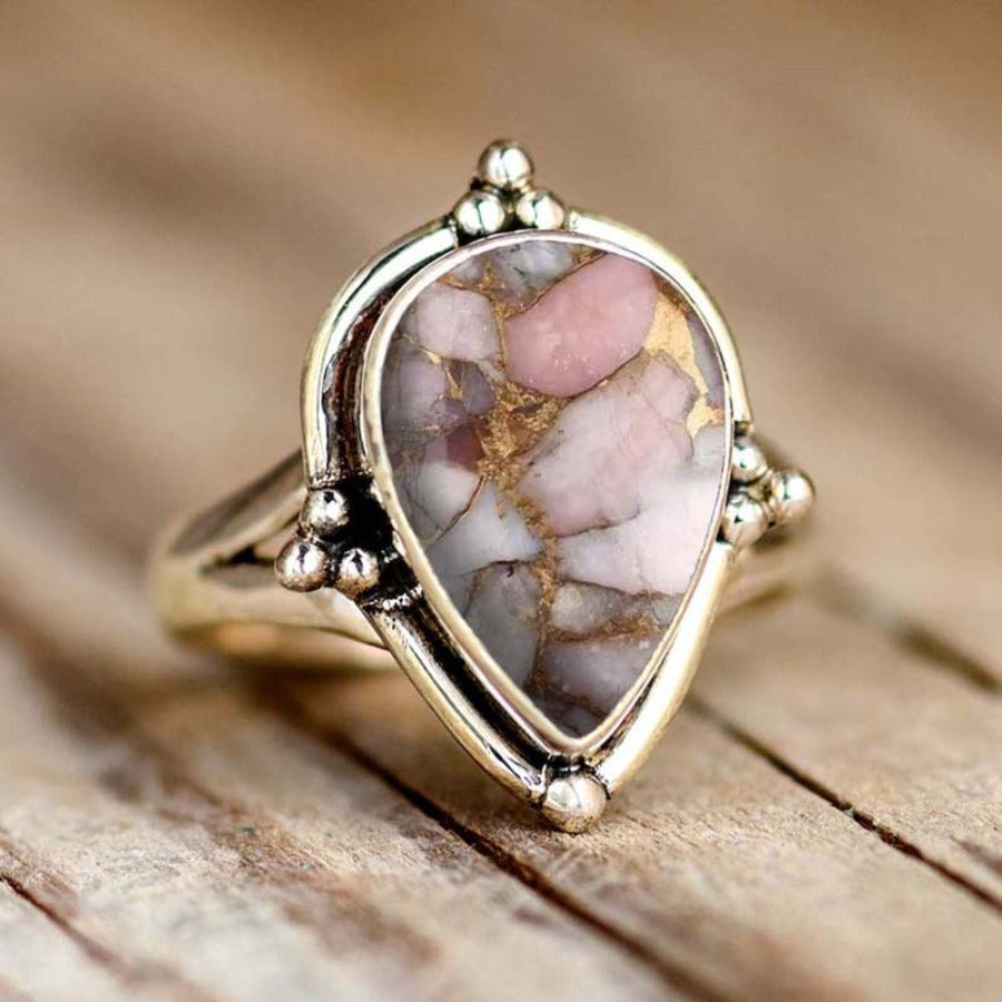 Handmade Bohemian Stone Ring
