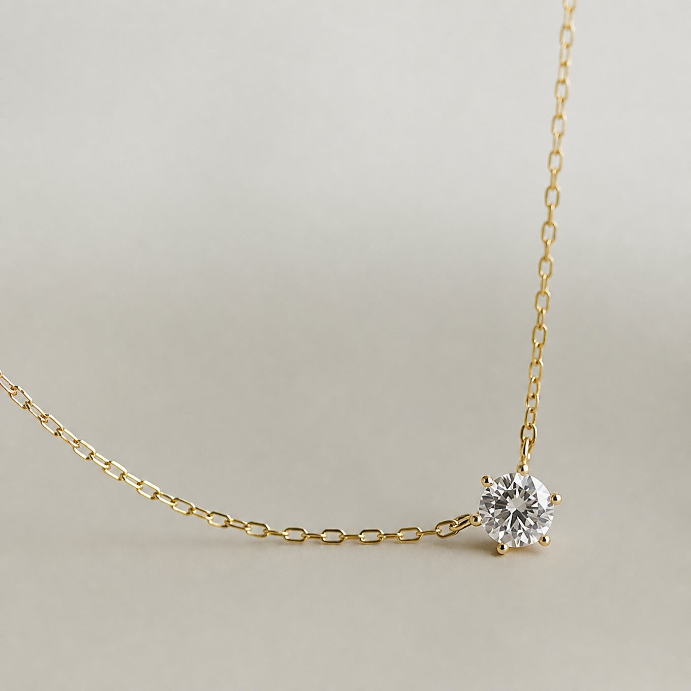 Timeless Zircon Gold Necklace