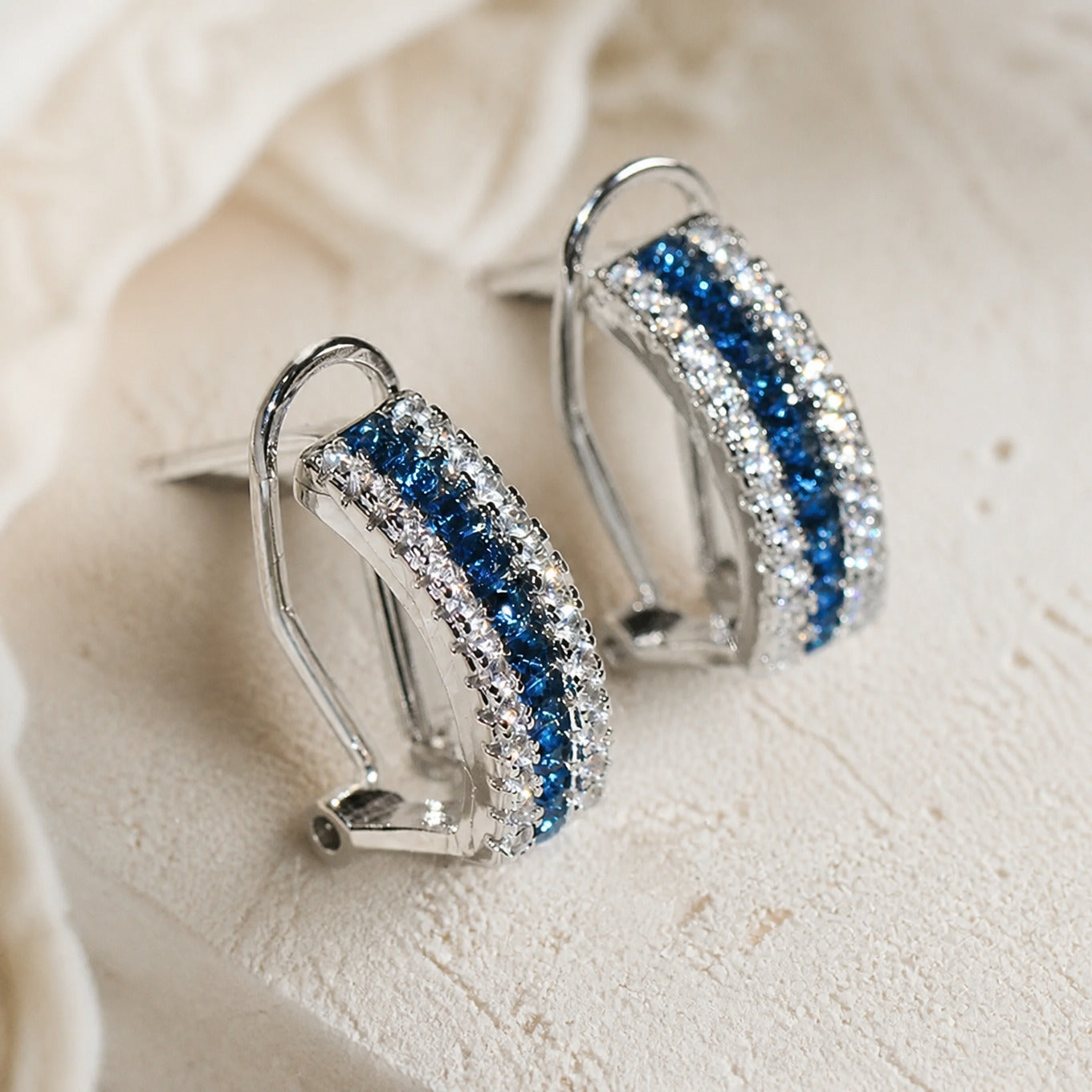 Exquisite Sapphire Earrings