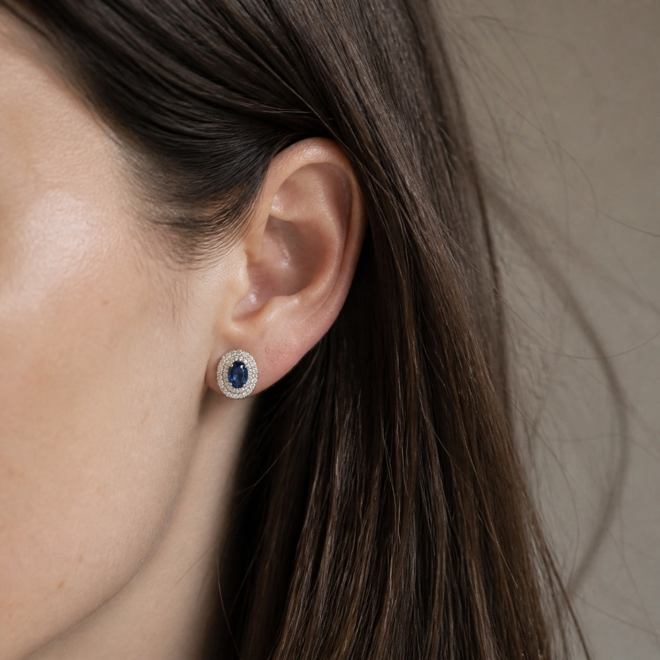 Timeless Sapphire Stud Earrings
