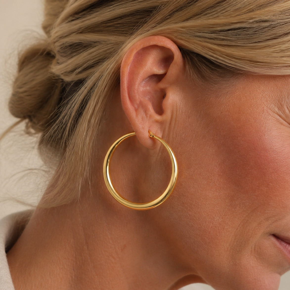 Noble Sphere Hoop Earrings