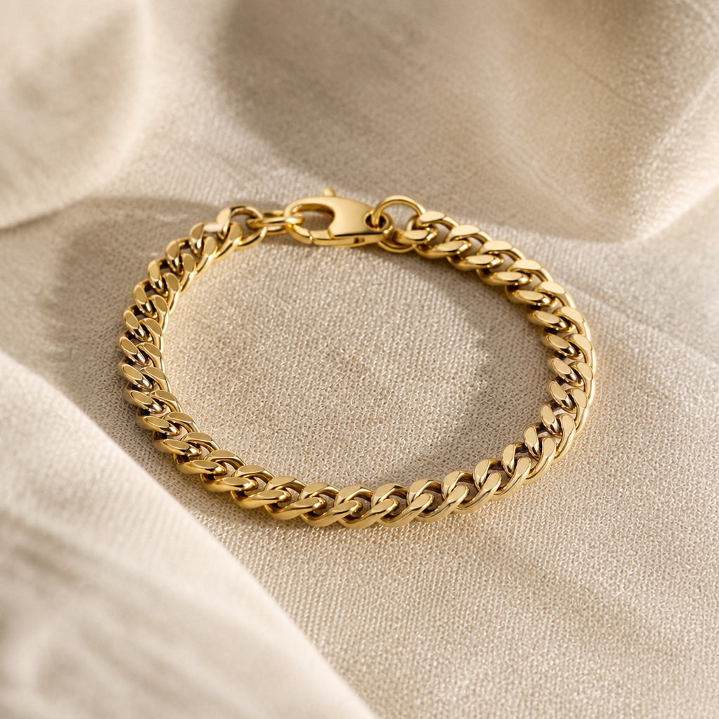 Classic Cuban Gold Bracelet