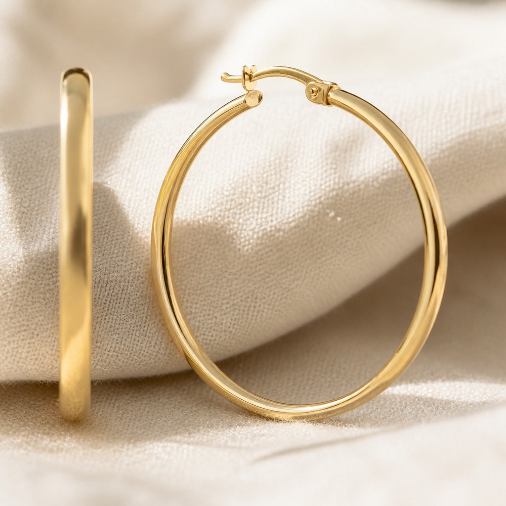 Golden Majesty Statement Earrings