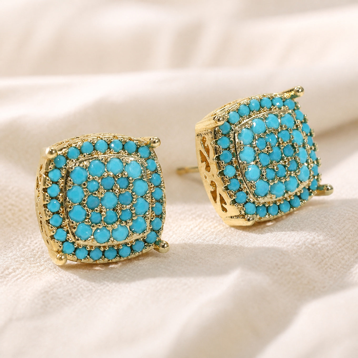 Distinguished Turquoise Earrings