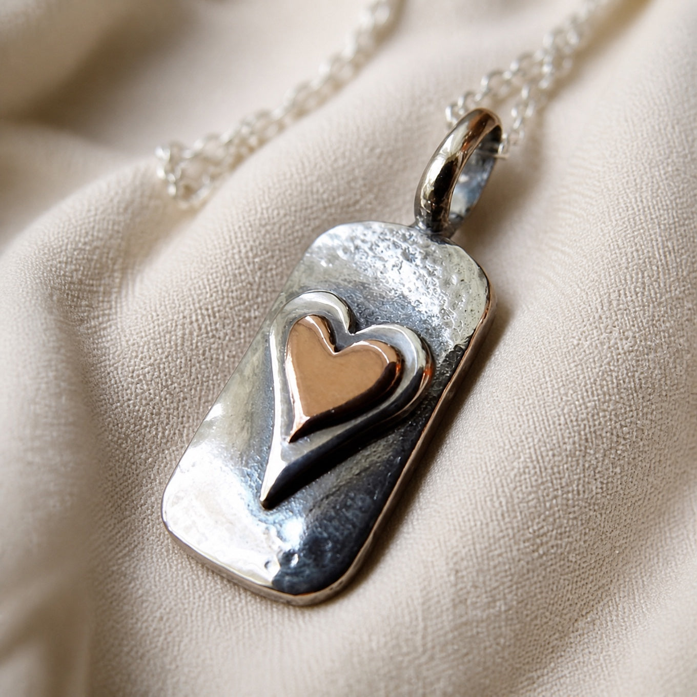 Vintage Funky Heart Necklace