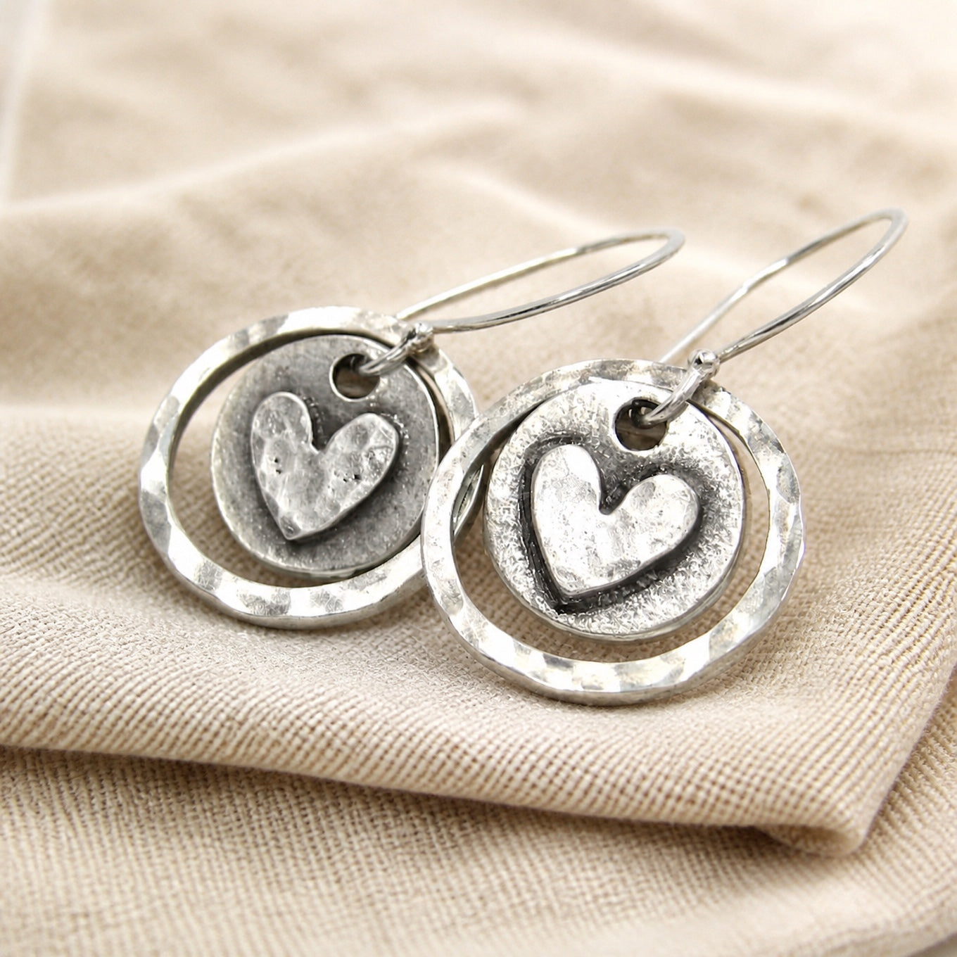 Bohemian Retro Heart Earrings