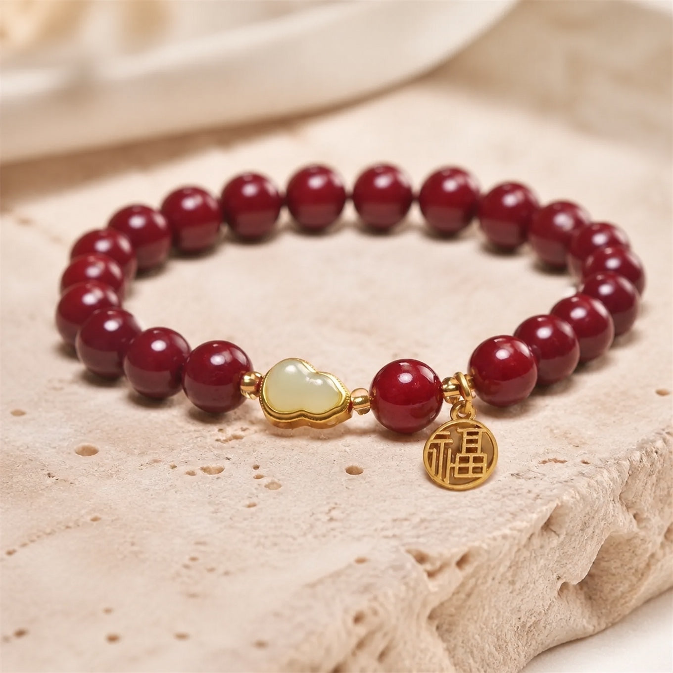 Polished Pearl Cluster Bracelet