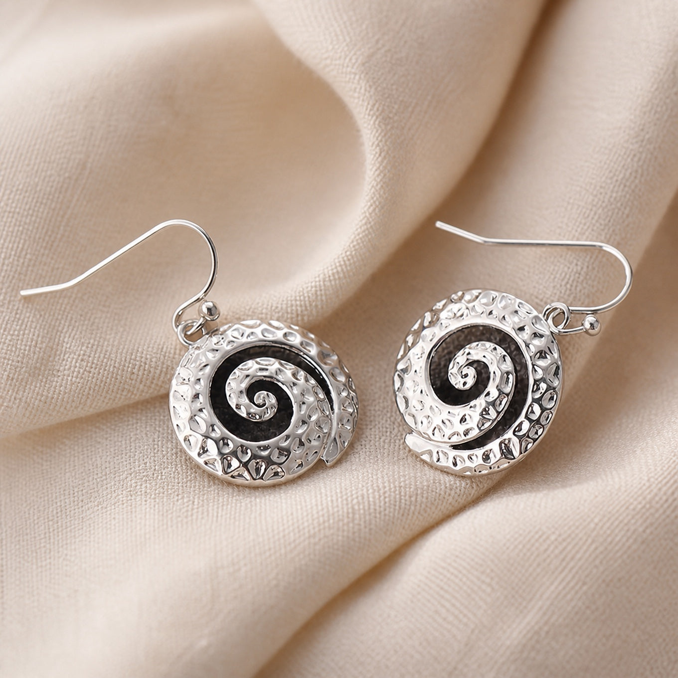 Handcrafted Vintage Spiral Earrings