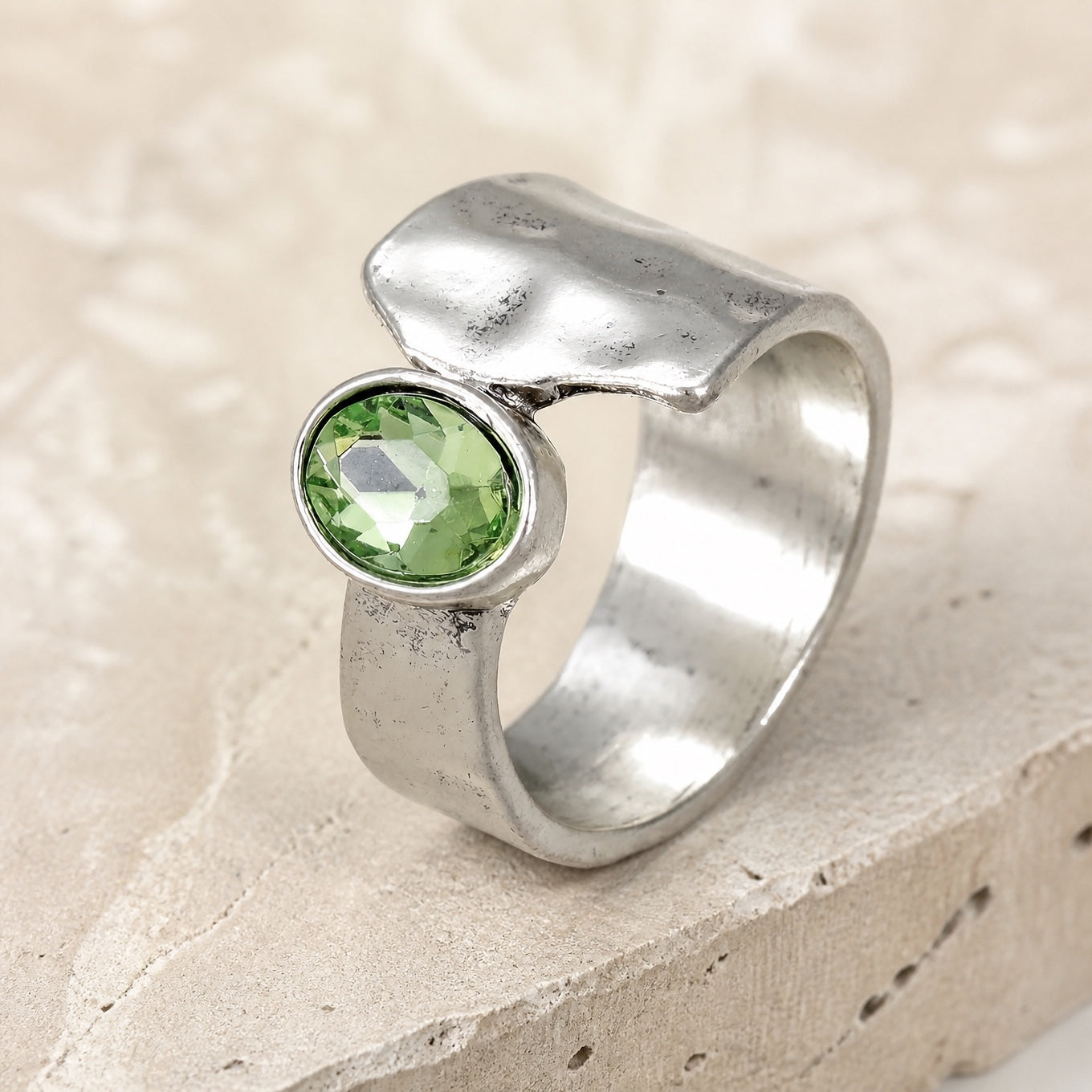 Radiant Pastoral Zirconia Ring