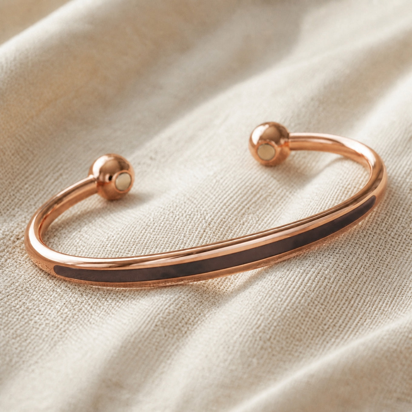 Verdant Jade Copper Bracelet