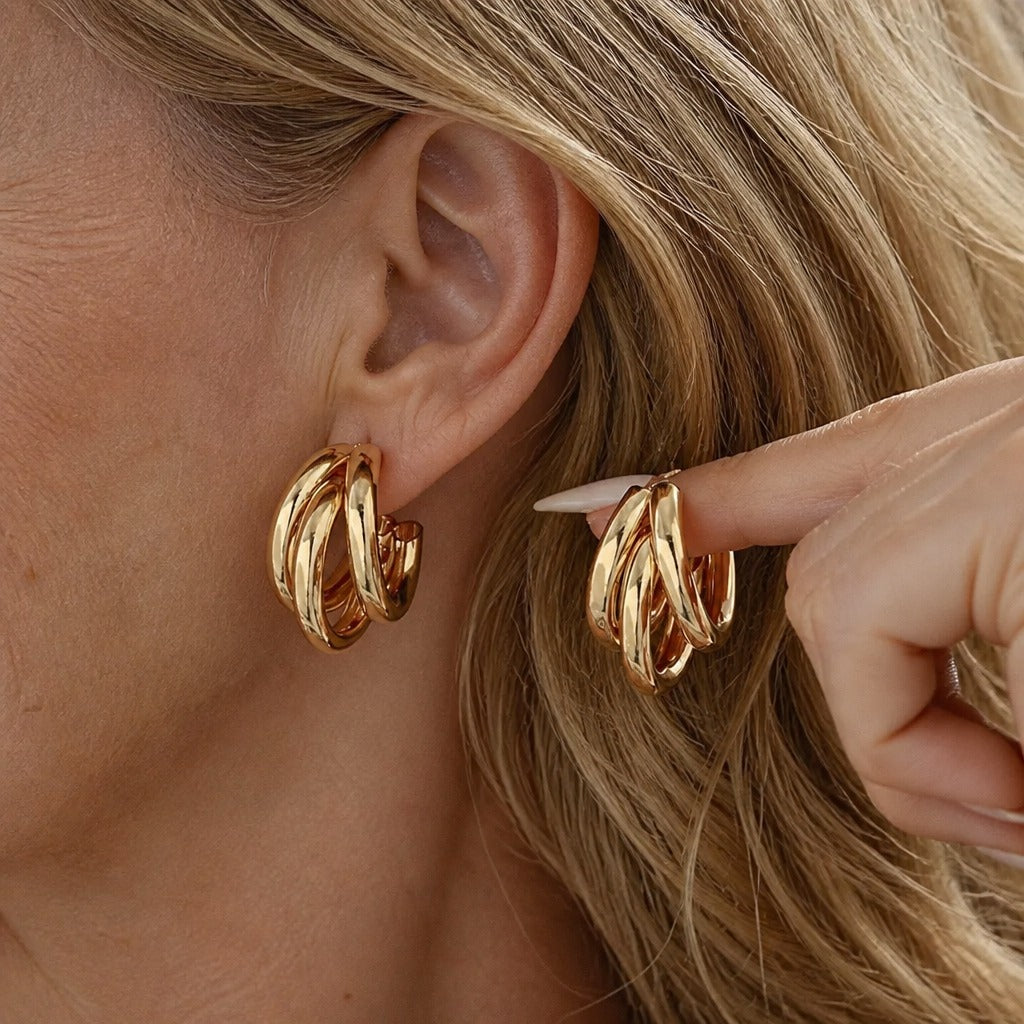 Timeless Twist Hoop Earrings