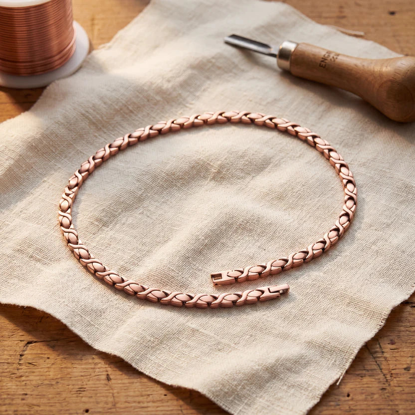 Ethereal Cedar Copper Necklace