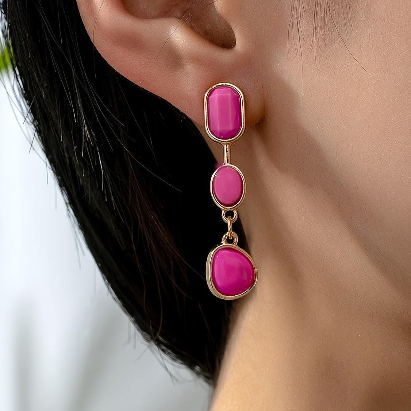 Timeless Trio Pearls Drop Earrings