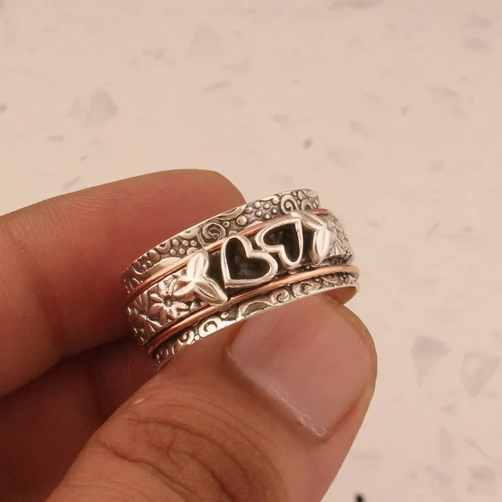 Engraved Silver Heritage Ring