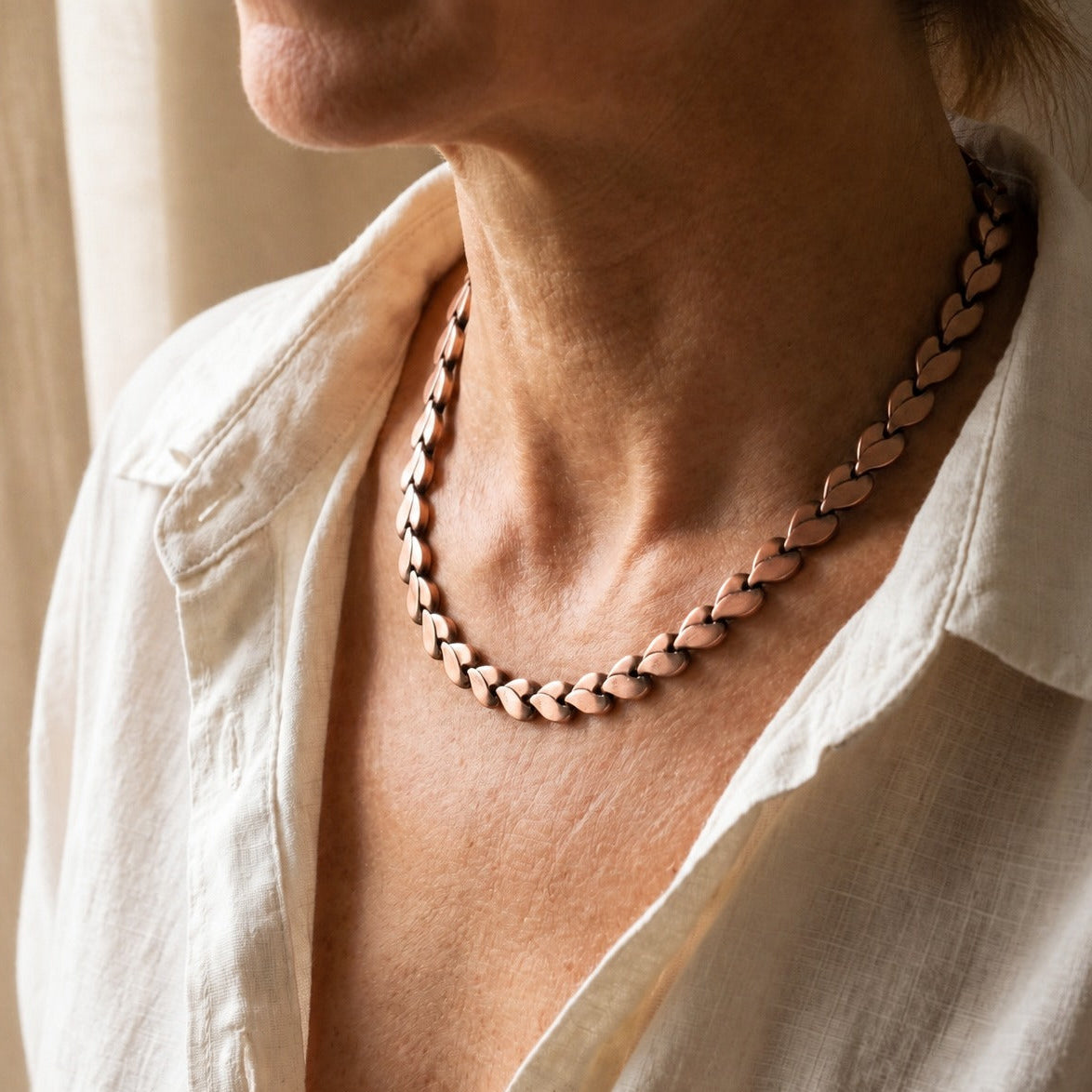 Briar Radiance Copper Necklace