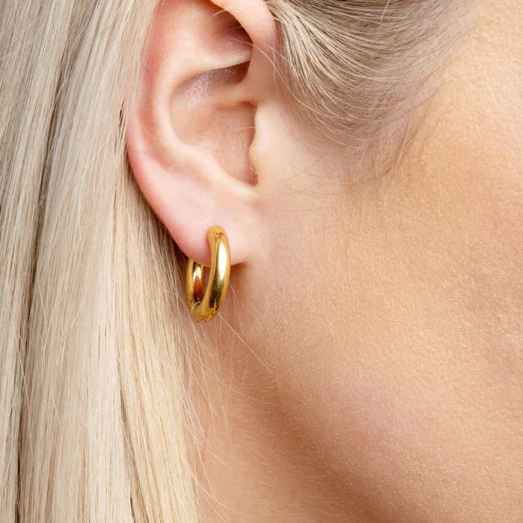 Golden Empress Hoops