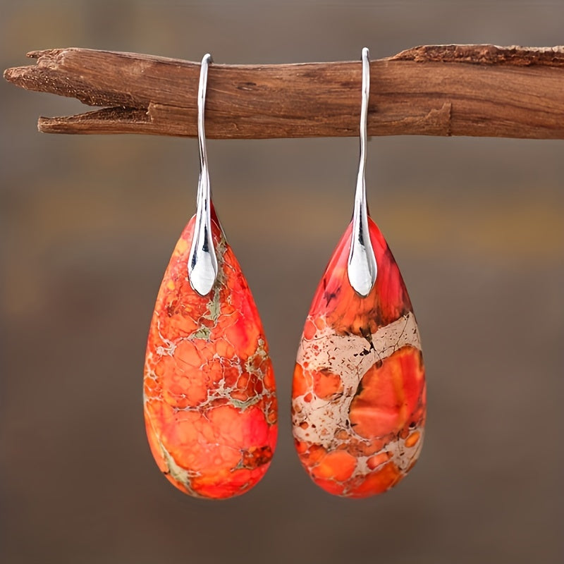 Trendy Artisan Teardrop Earrings