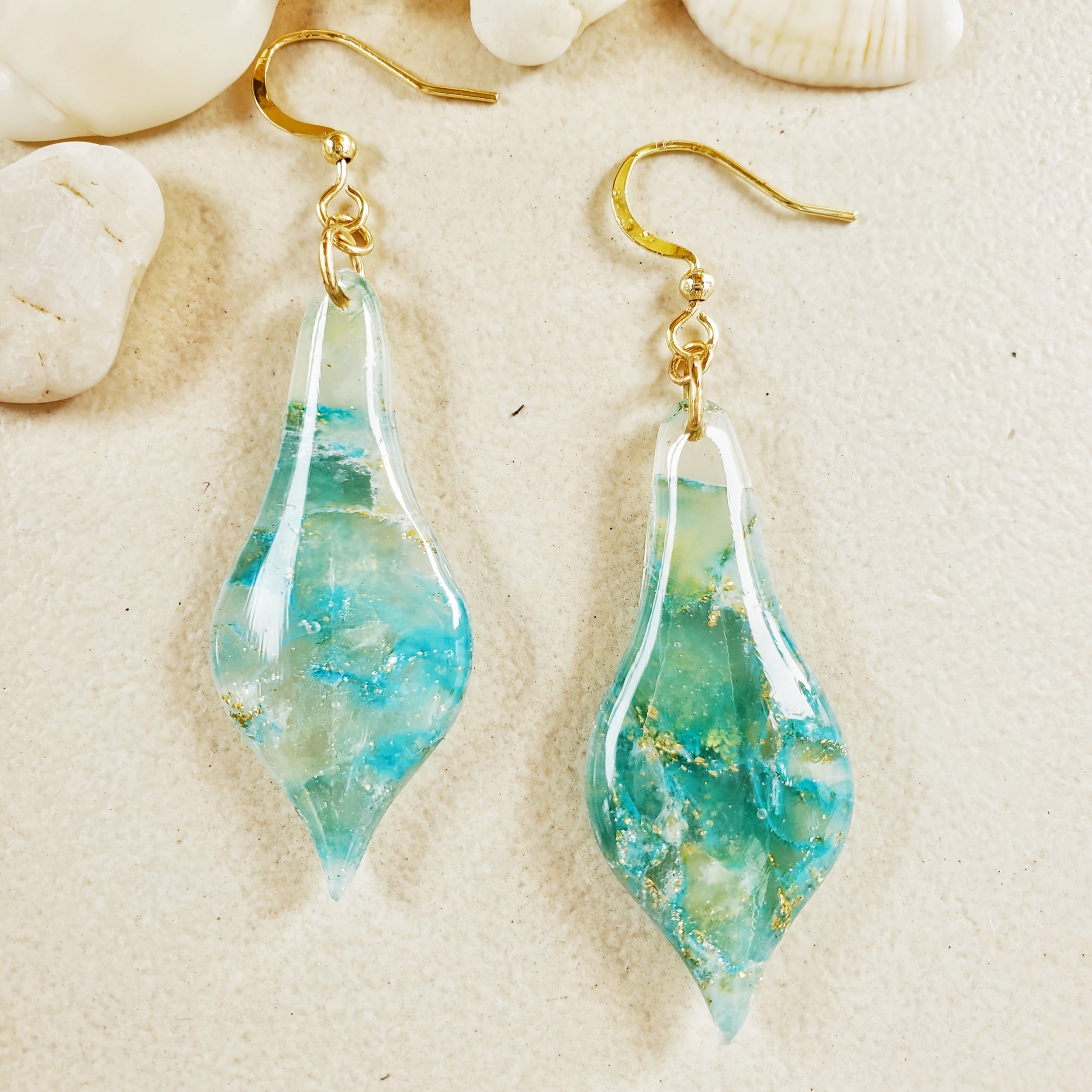 Sophisticated Translucent Polymer Earrings