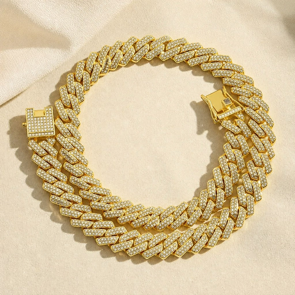Opulent Pavé Cuban Chain