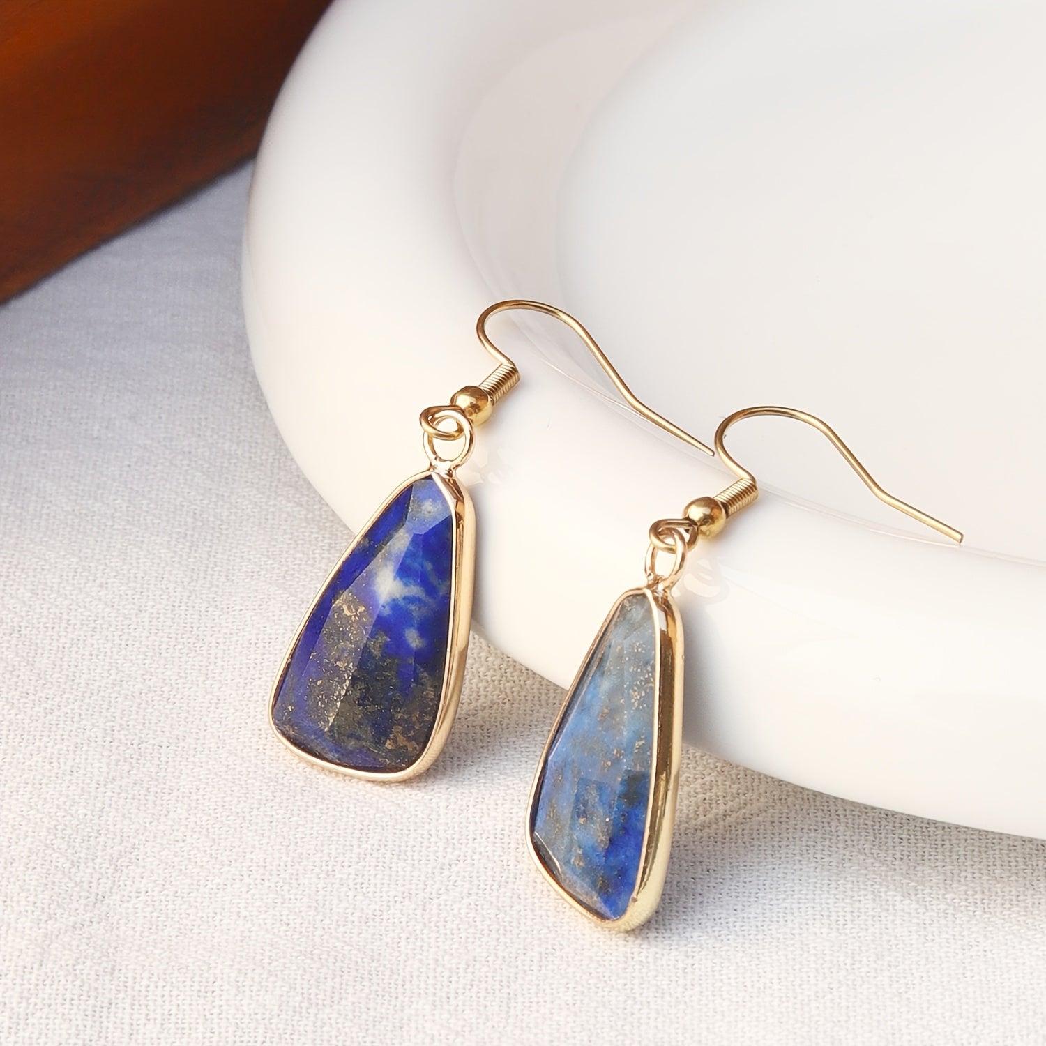 Refined Triangle Beaded Earrings