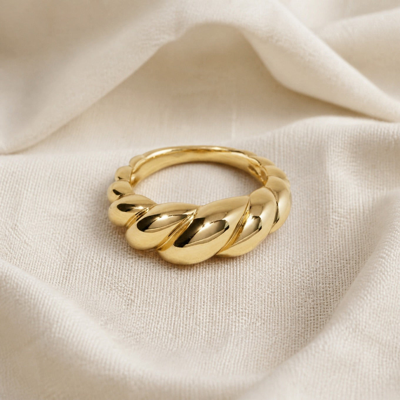 Sculpted Dome Statement Ring
