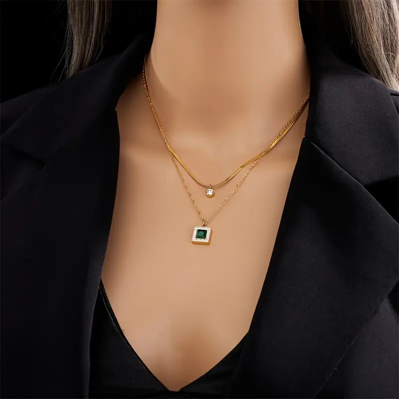 Tirena Valeure Emerald Necklace