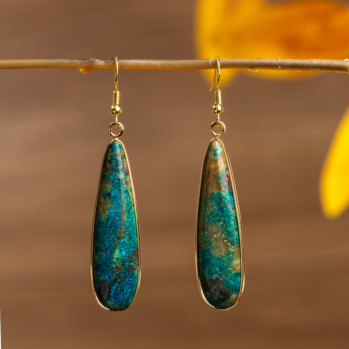 Unique Waterdrop Turquoise Earrings
