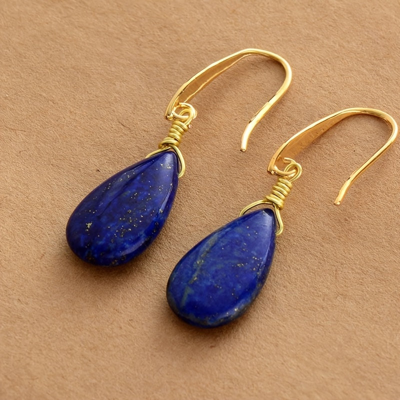 Vintage Boho Water Drop Dangle Earrings