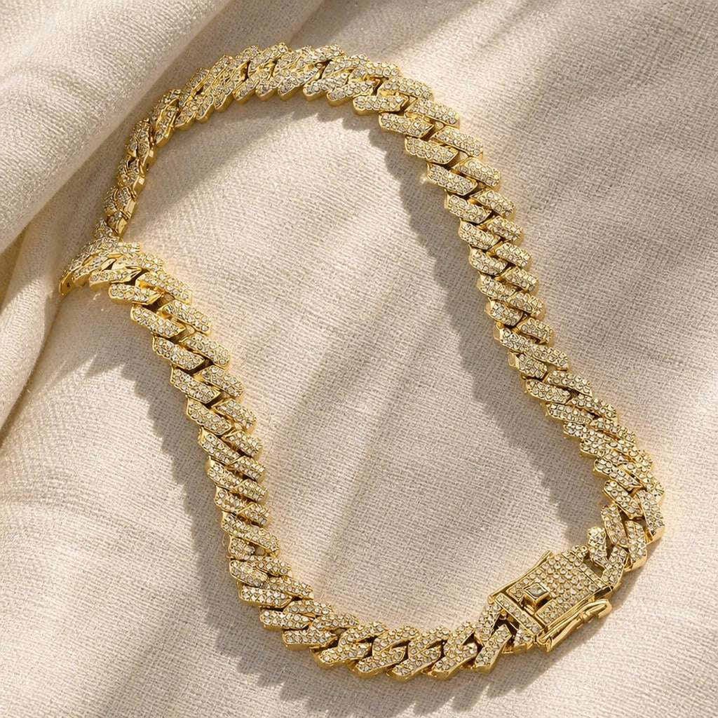 Opulent Pavé Cuban Chain