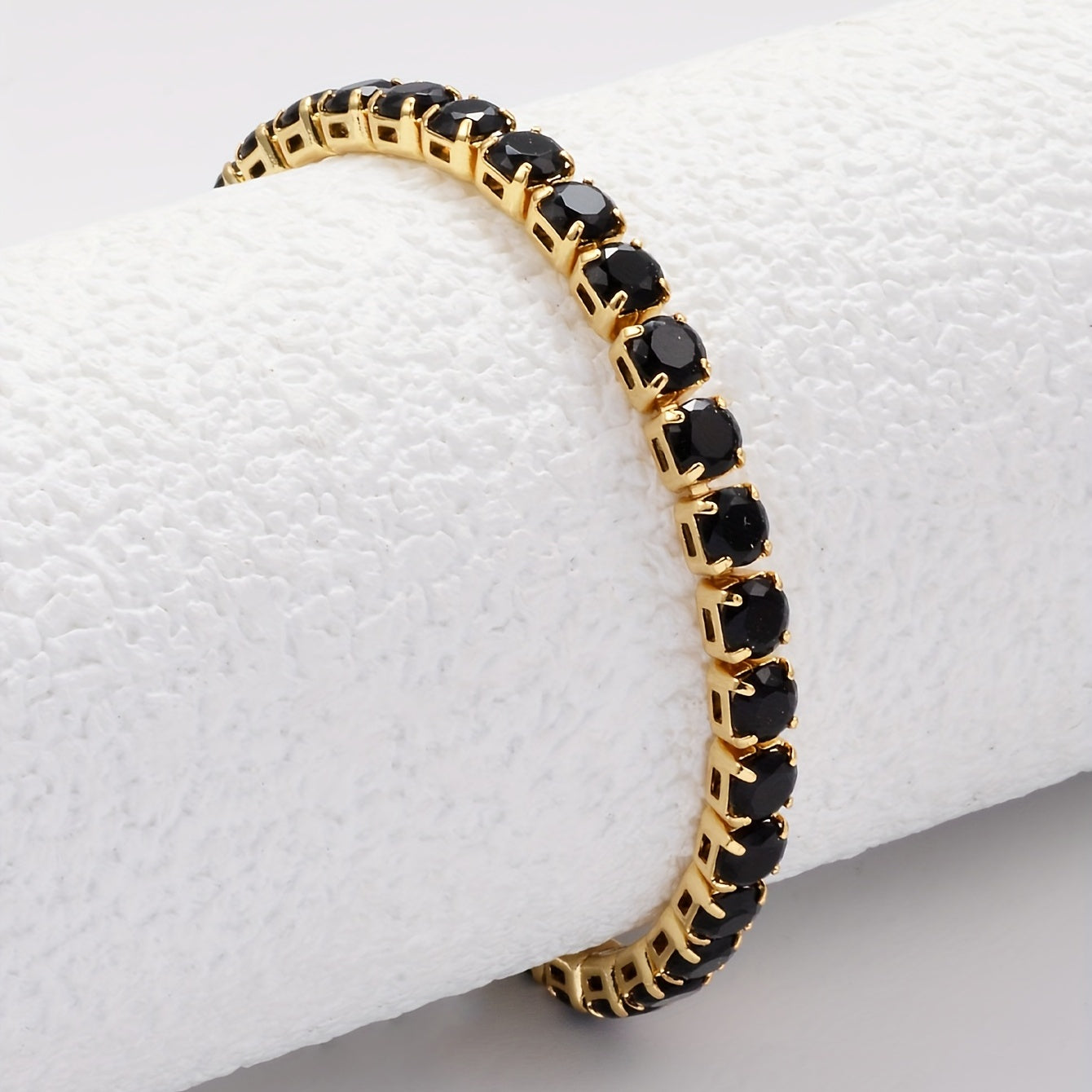 Square Cut Tennis Bracelet