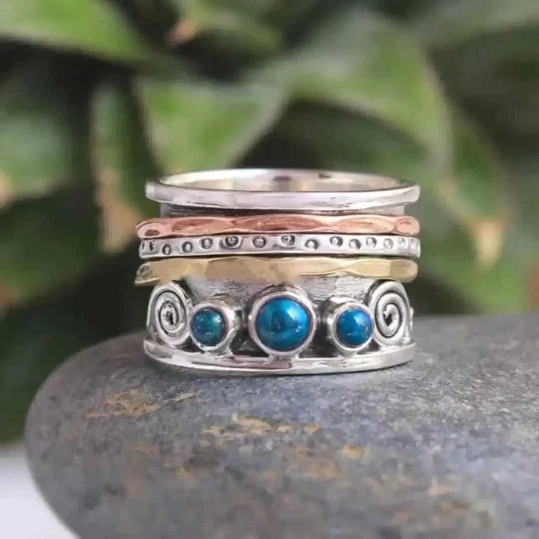 Elegant Bohemian Meditation Ring