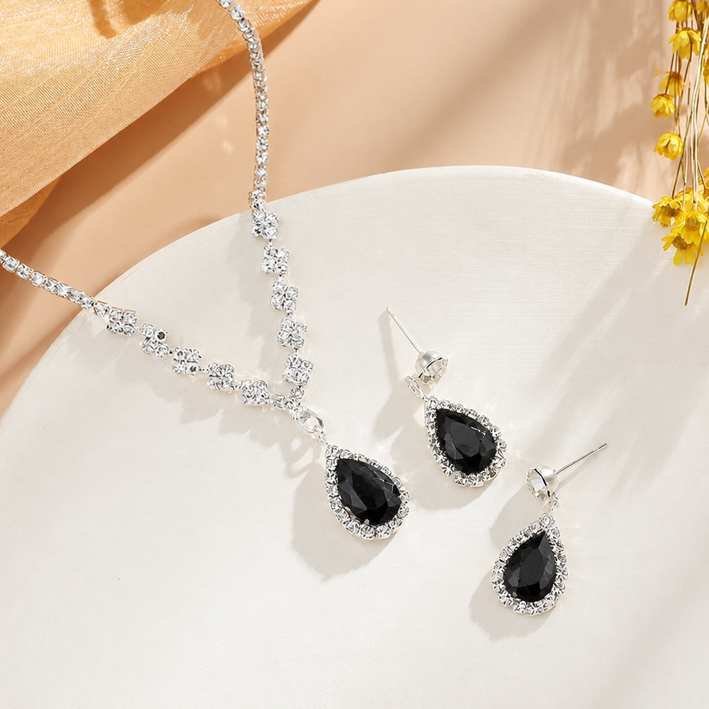 Radiant Luxury Necklace And Earrings