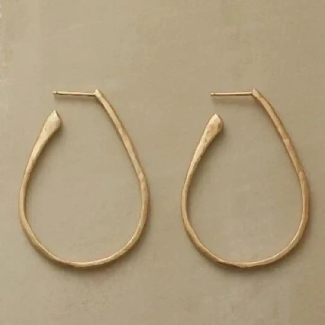 Handcrafted Vintage Gold Earrings