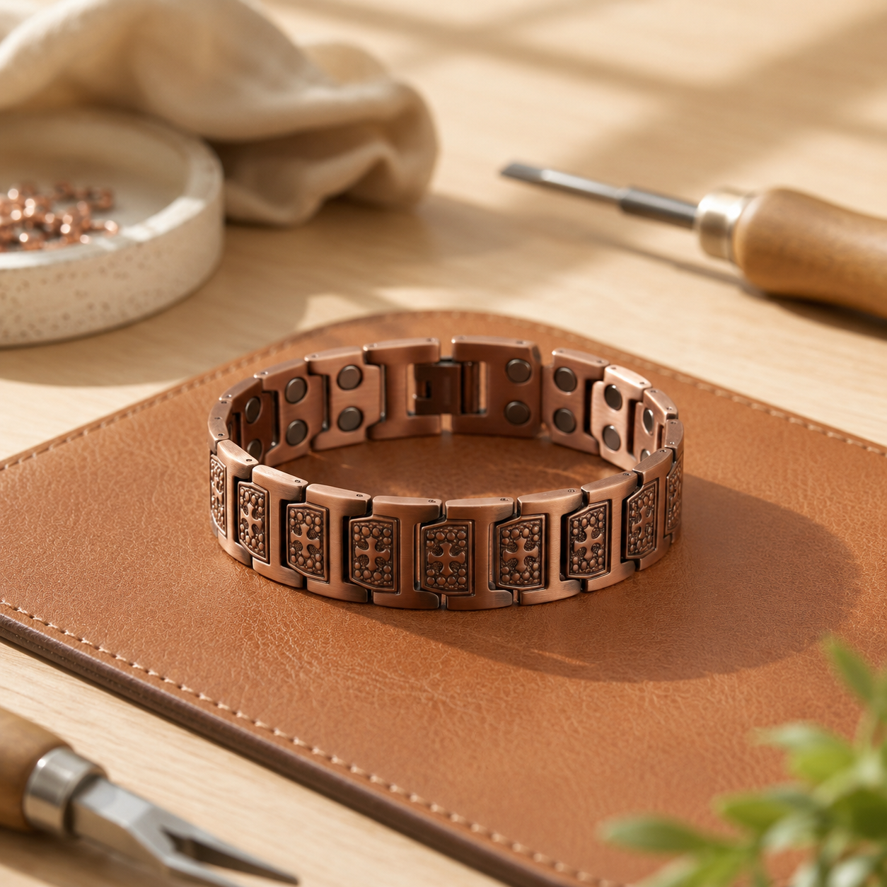 Forde Copper Bracelet