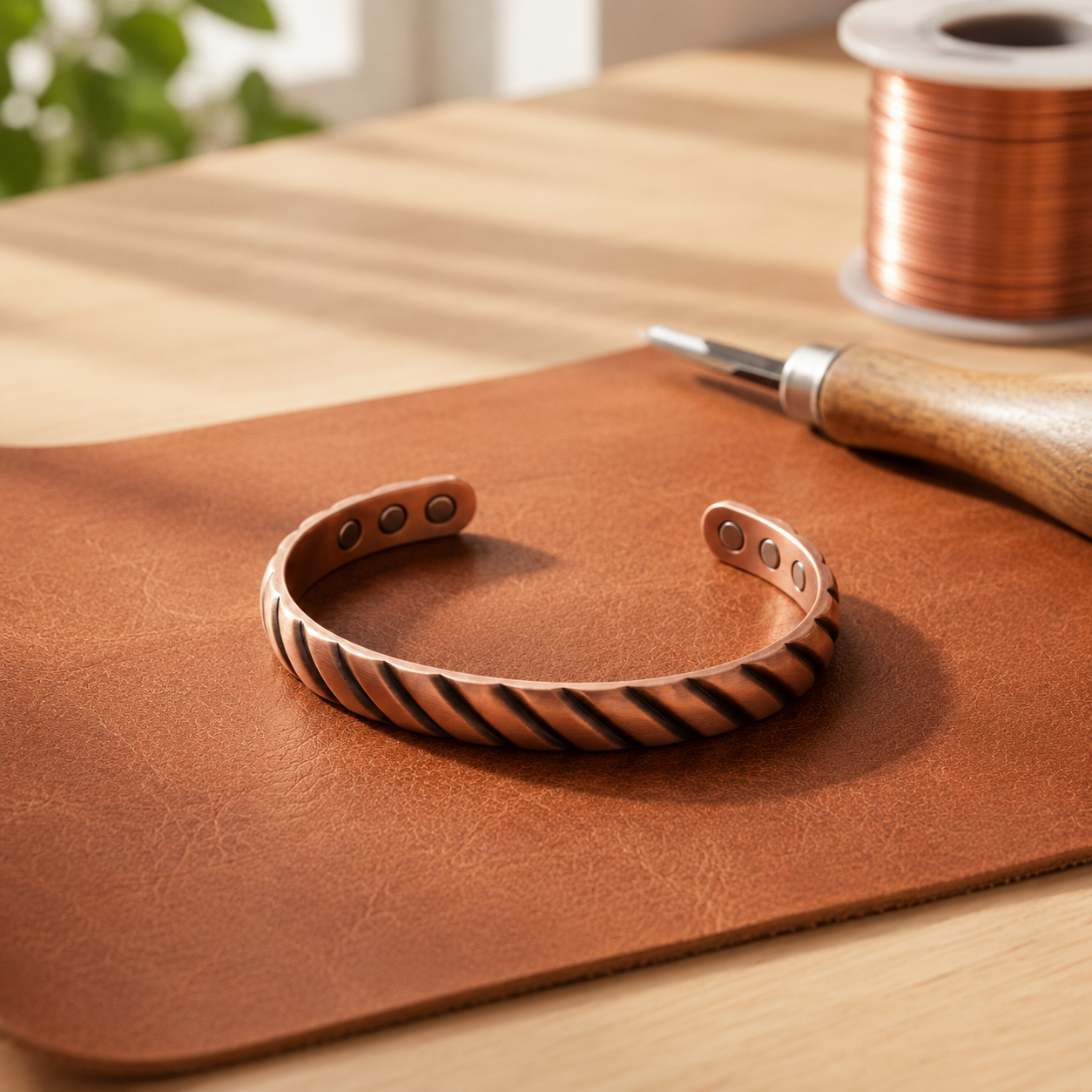 Helix Copper Bracelet