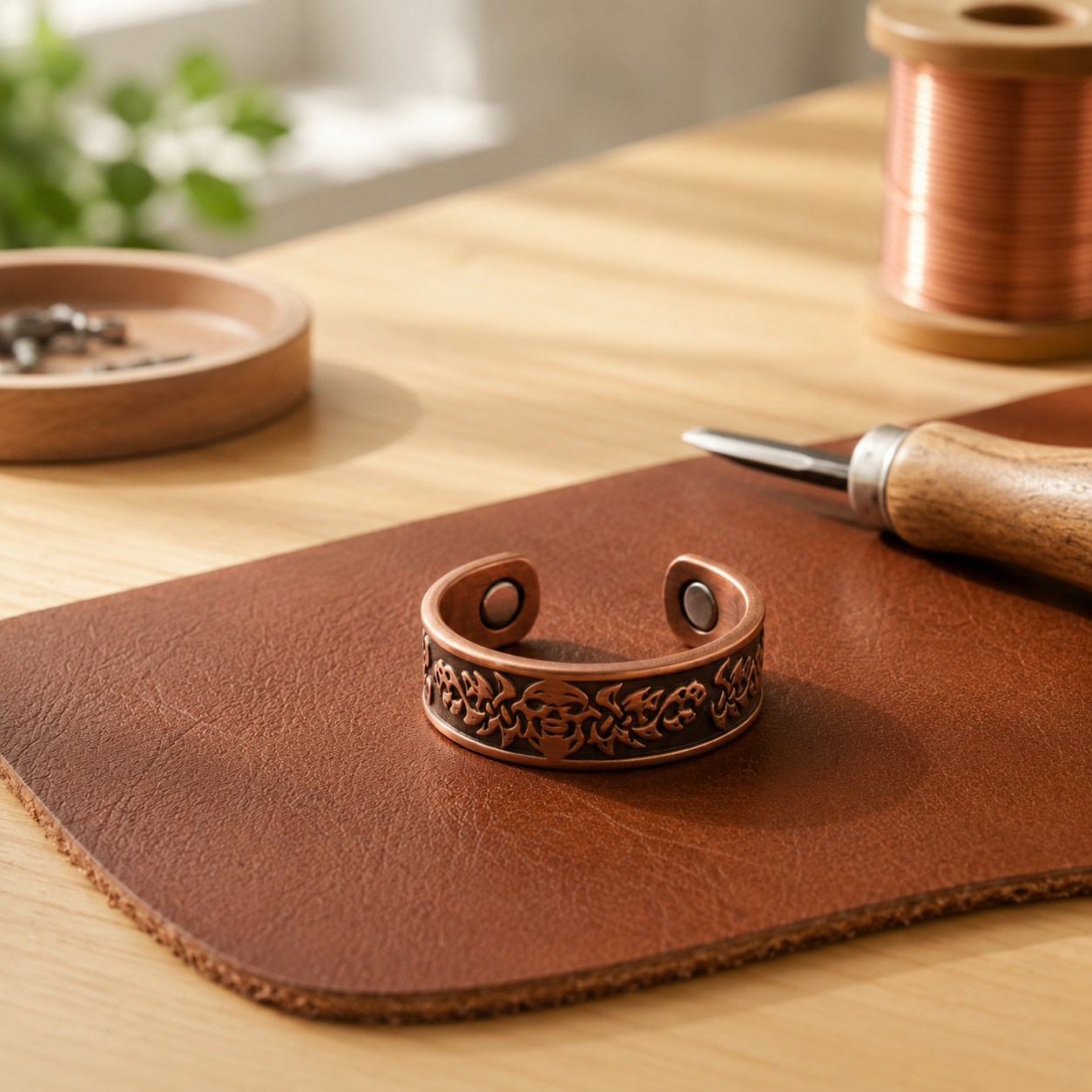 Filigree Copper Ring