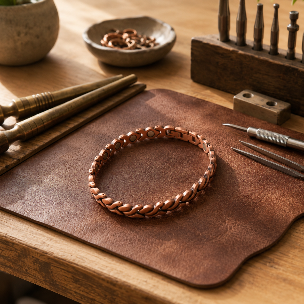 Knoll Copper Anklet