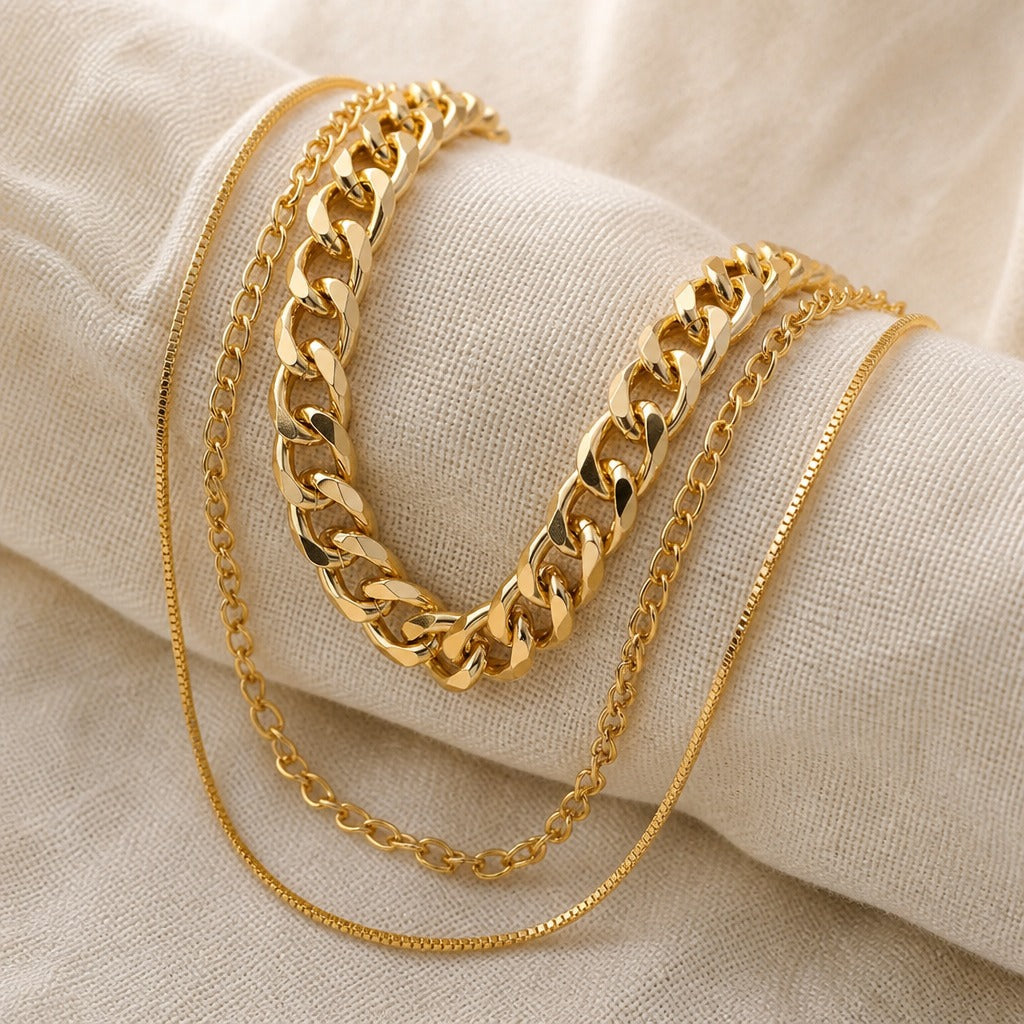 Timeless Layered Gold Necklace