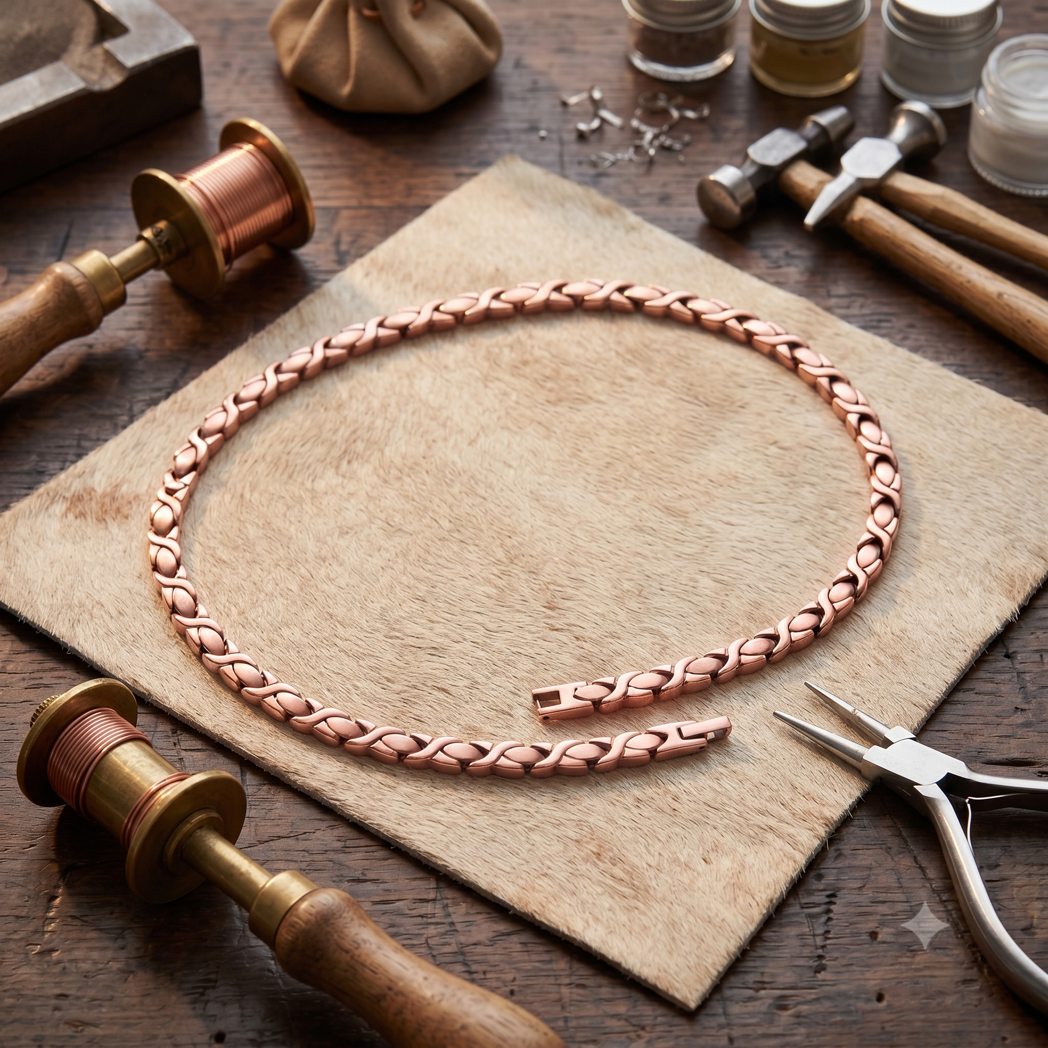 Pine Copper Necklace