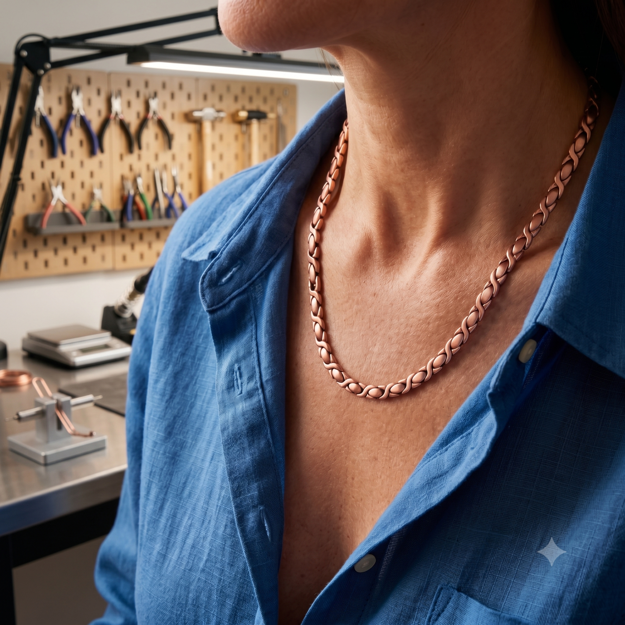 Pine Copper Necklace