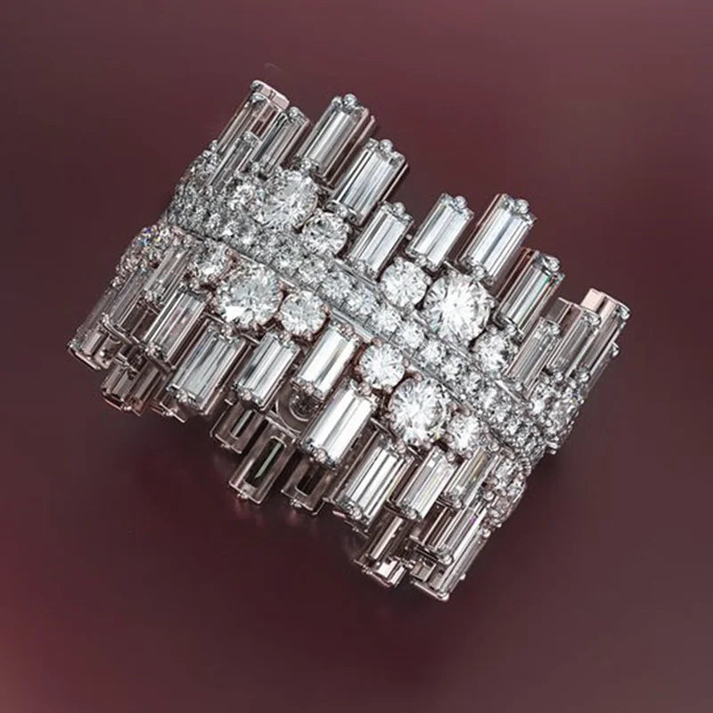 Majestic Silver Cubic Zirconia Ring