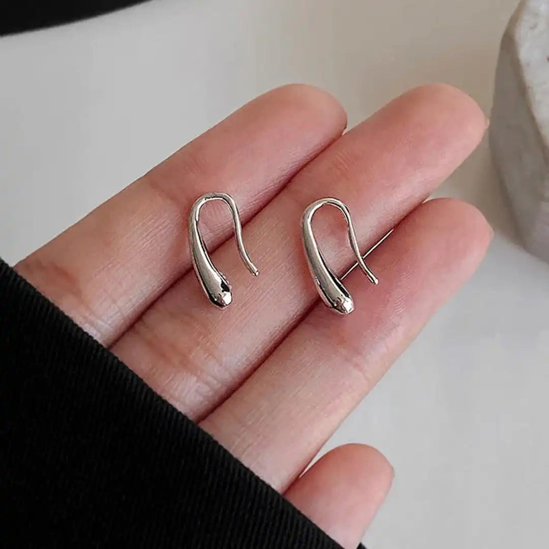 Water Drop Polished Earrings