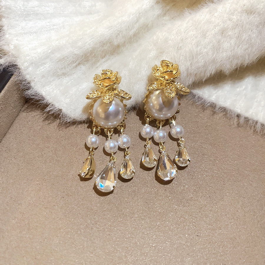 Pearl Dew Drop Earrings
