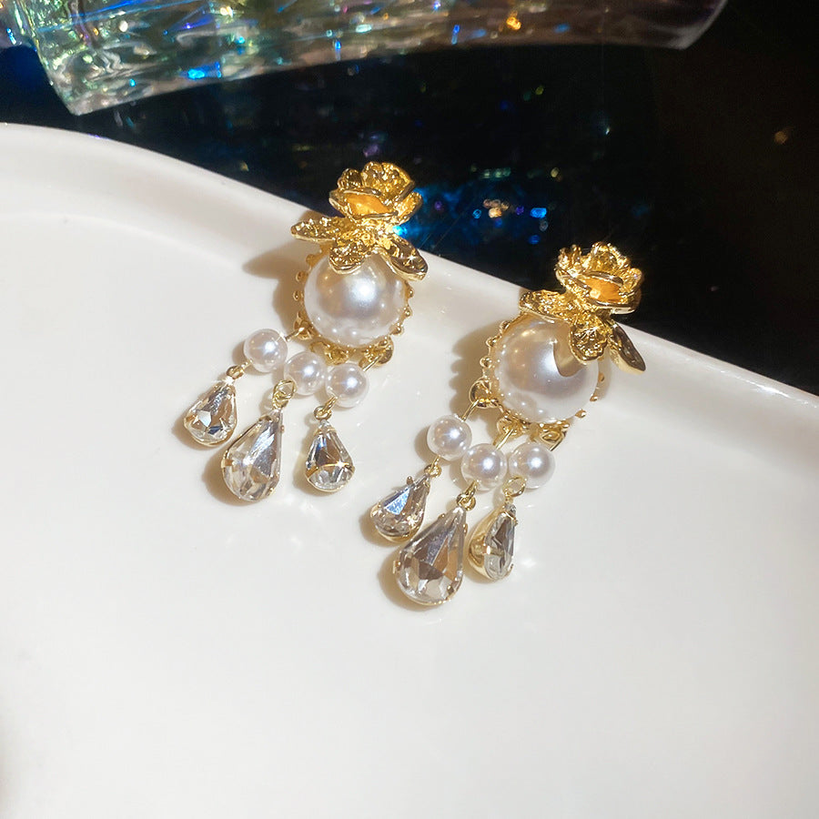 Pearl Dew Drop Earrings