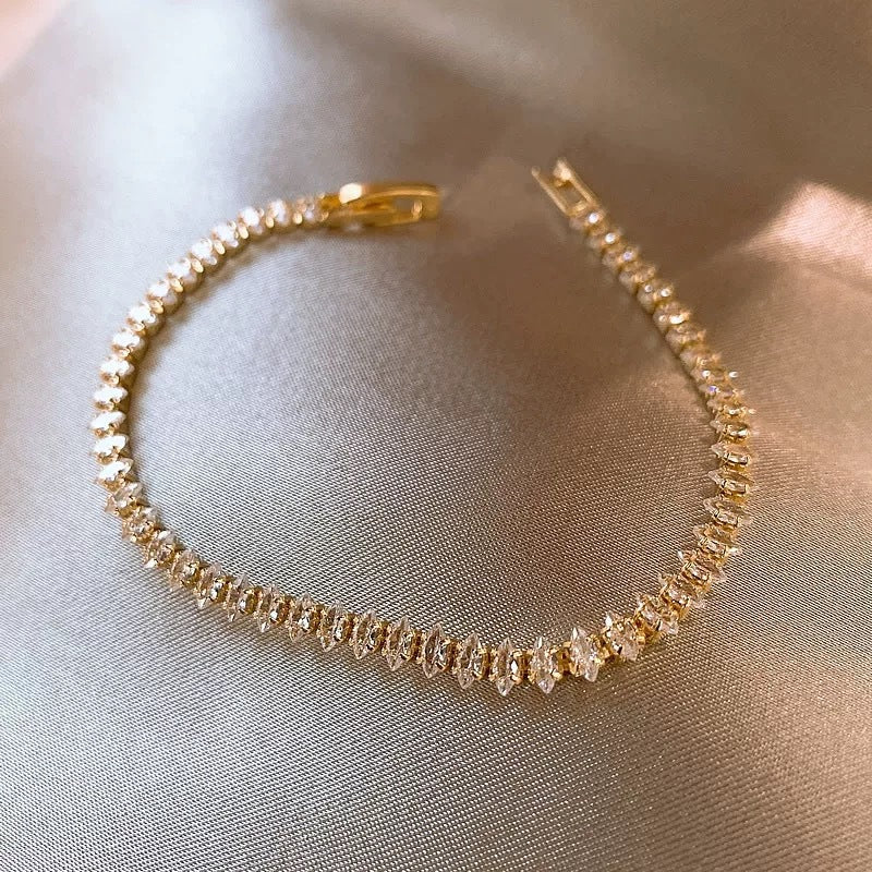 Marquise Golden Radiance Bracelet