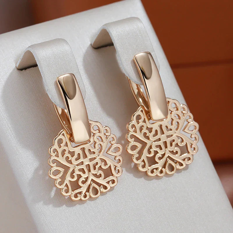 Prestigious Leaf Drop Earrings
